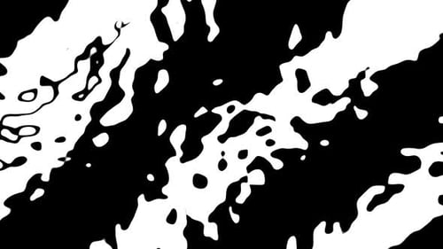 Black and White Abstract Background Animated Loop