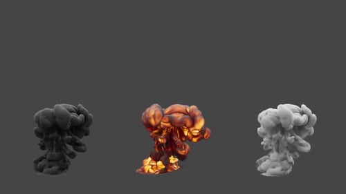 Realistic Volumetric Explosion and Smoke Effects