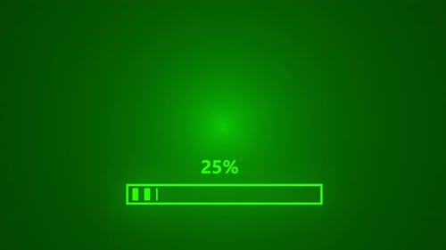 Loading bar progressing animation 100 percent countdown, Loading Bar and Loading Complete