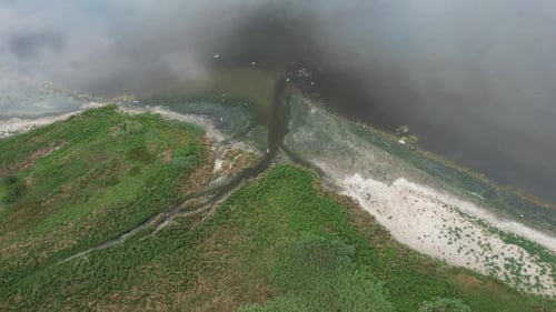 Aerial Sea Pollution
