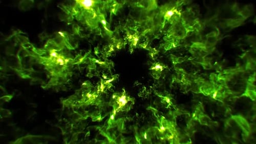Grüner magischer Energiehintergrund 01