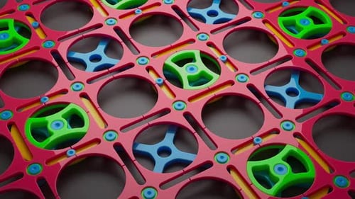 Buntes geometrisches abstraktes Muster
