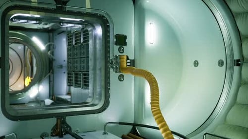 Compartiment conçu pour un accès facile aux liaisons utilitaires et de maintenance