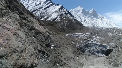 Gomukh or Gaumukh Uttarakhand, India- A popular Hindu Pilgrimage
Gomukh is the snout of the Gangotri