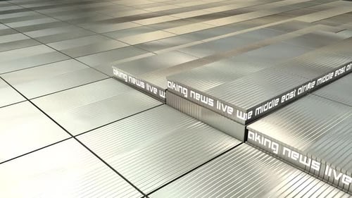 Sleek News Studio Floor Design