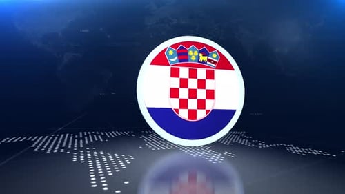 Croatia Flag Transition