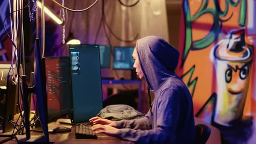 Cybercriminals Run From Police