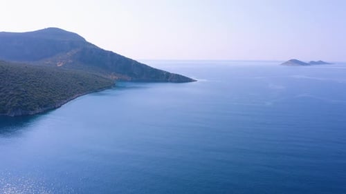 Beautiful Landscape of Sea and Mountains