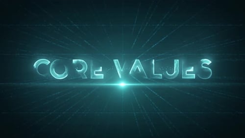 Core Values 4K Digital Data Text