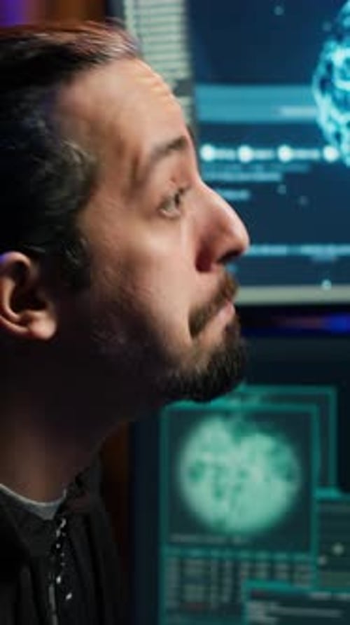 Vertical Video Hacker Using AI Machine Learning on Computer to Produce Malware Corrupting Data