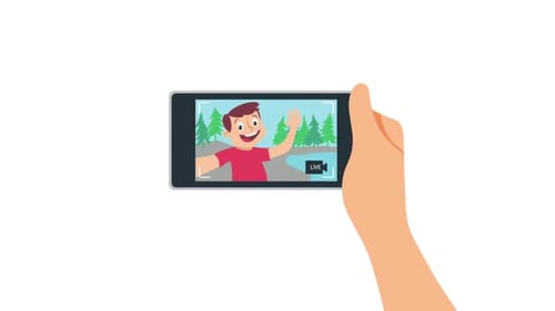 Ver Vídeo en Vivo en el Fondo del Teléfono