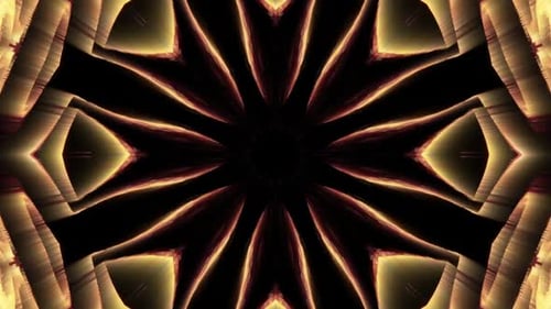 Dynamic Abstract Kaleidoscope Light Pattern Looping Background Animation