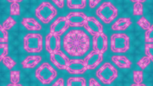 Kaleidoscope VJ loop, kaleidoscope with light HD