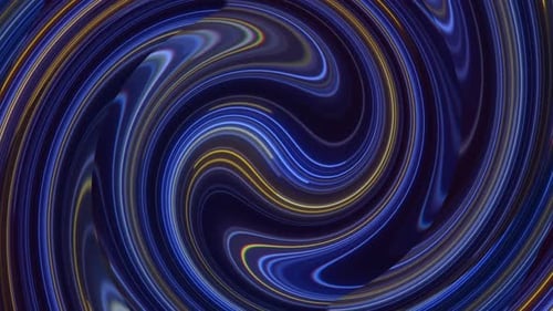 Futuristic Abstract Swirling Neon Lines Seamless Loop Background