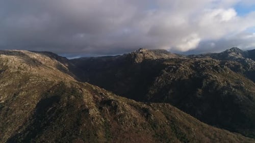 Mountain Valley with Mountain Ranges