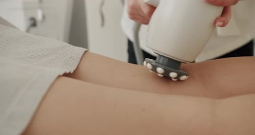 Leg Massage Treatment at Medical Clinic