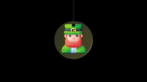 Alpha-Hintergrund zum St. Patrick's Day