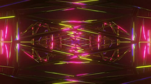 Transforming Diamond Shape Multicolor Pulsating Futuristic Psychedelic Hypnotic VJ Seamless Loop