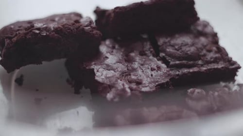 Brownies in a bin. Gluten free brownies they are.