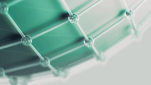 Light Green Wireframe Sphere Background