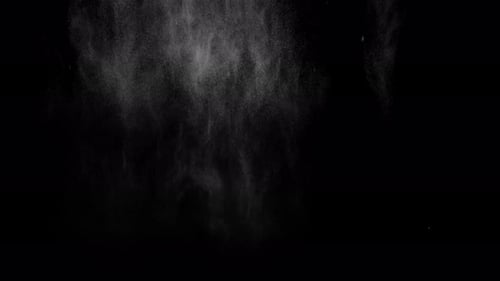 Sahara Collection: Sand falling continuously from the top over a black background shot at 60fps