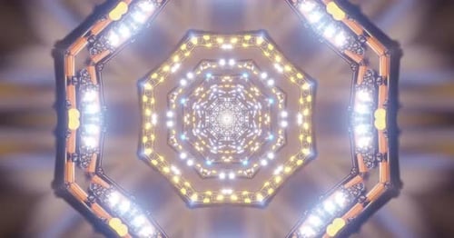 Futuristisches Lichtshow-Spektakel