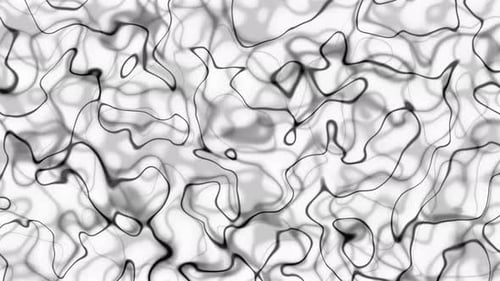 Abstract Fluid Lines Organic Wavy Background