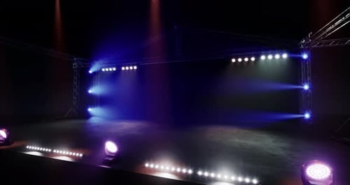 Animated Stage Lights Loop for Live Events and Presentations