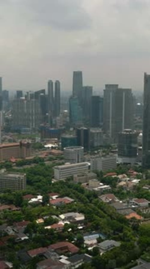 Jakarta is the Capital City of Indonesia at Night