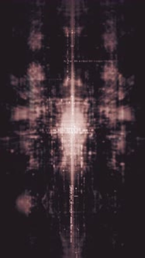 Futuristic Data Matrix Simulation Background 25