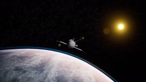 Exploration Of A Planet From A Satellite Orbiting In Deep Space