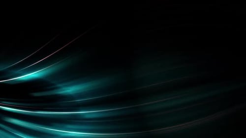 Glowing light beams with black background