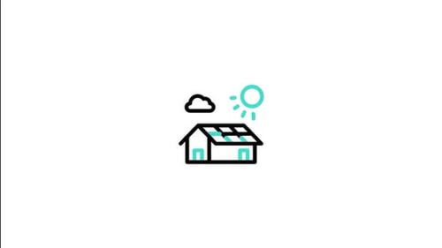 Solar Energy Animated Icon