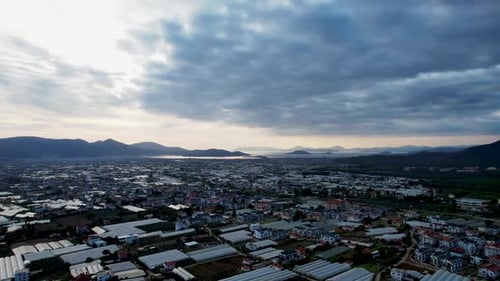 Turkey Mugla Fethiye town Full HD Drone