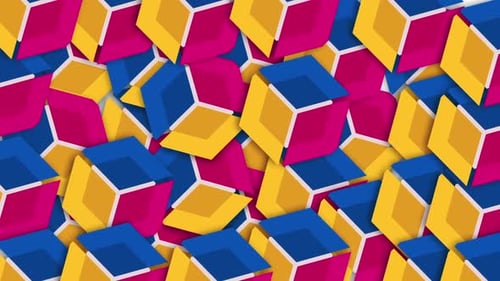 Geometric Icons Background Loop