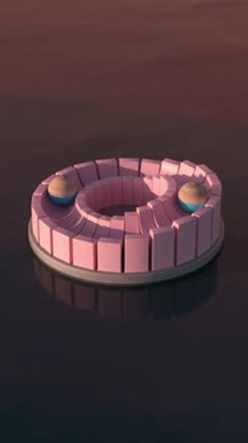 Rotating Balls Platform