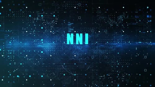 Futuristic Digital Data Network Logo Reveal