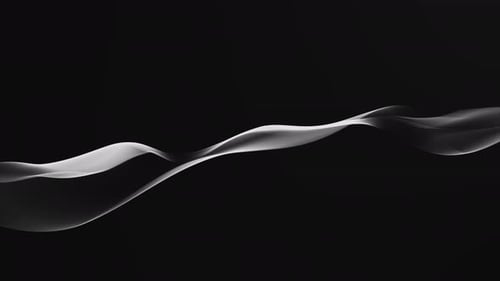 Dynamischer digitaler Partikelwellenflusshintergrund dunkel