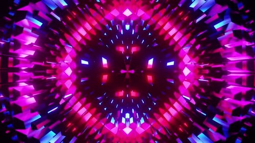 New Red Blue With Pink Equalizer Vj Loop For Music Party Background