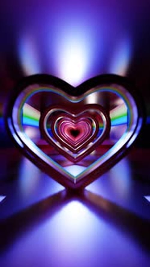 Vertical Love Parade Tunnel Vj Loop