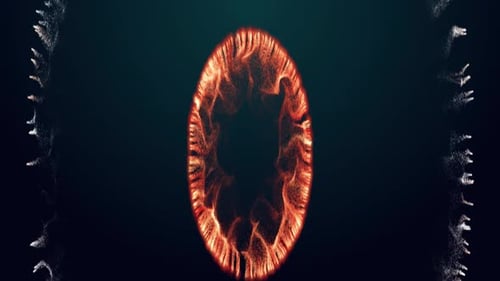 Abstract Energy Particle Ring Animation