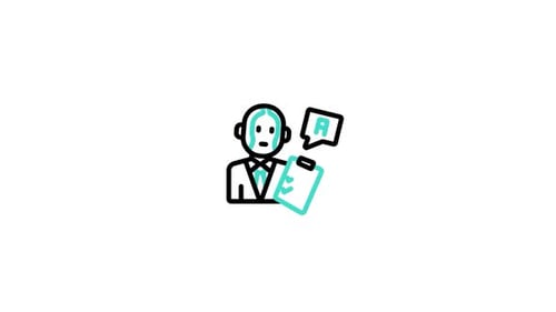 Minimalist Corporate QA Assessment Icon Animation