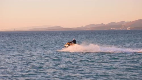 Thrilling Seadoo Action in La Paz, Mexico - Stock Footage