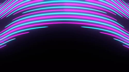 Pink And Cyan Abstract Neon Vertical Lines Show Background Vj Loop In 4K