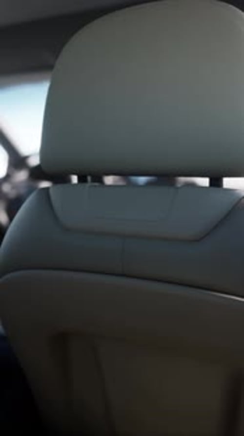 Inside Interior of Prestige Modern Car