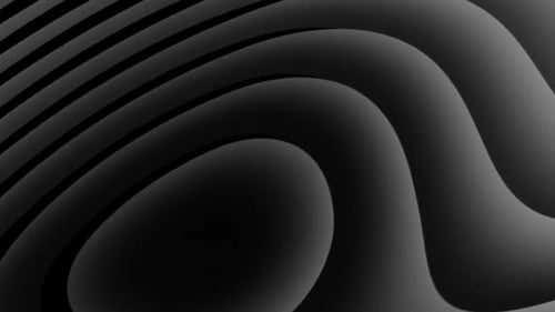 Smooth Abstract Dark Wavy Background Animation