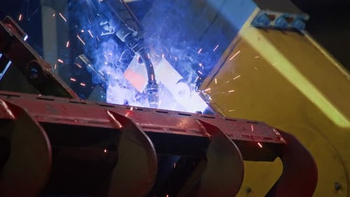 Computer-Aided Welding Process in Machinery Production Plant