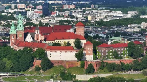 Krakow, Poland. Wawel royal Castle