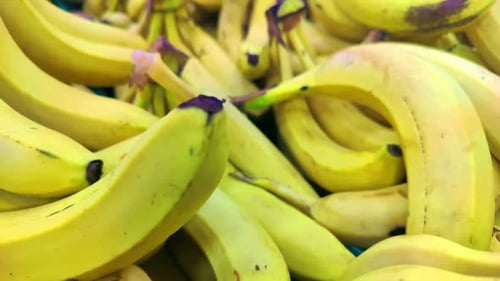 Pile Of Bananas On A Market