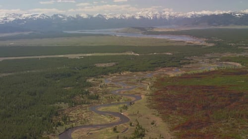 Yellowstone National Park Aerial Beauty